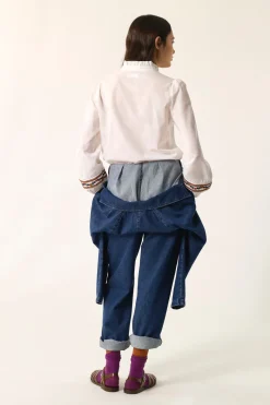 Des Petit Hauts Blouse Reneto ECRU Clearance