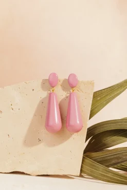 Des Petit Hauts Boucles D'Oreilles Galla SANTAL Clearance