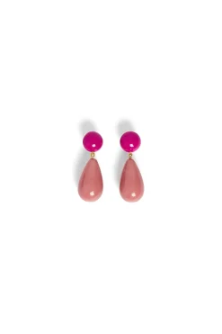 Des Petit Hauts Boucles D'Oreilles Gilia LUPIN/COMPOTE Sale