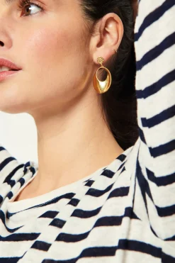 Des Petit Hauts Boucles D'eilles Leah OR Sale