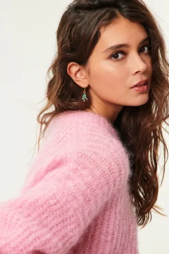 Des Petit Hauts Boucles D'Oreilles Paradis THE/ECRU Discount