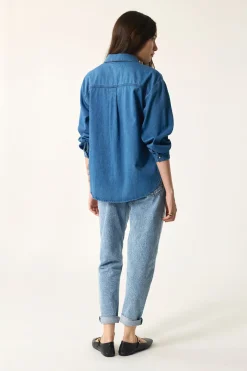 Des Petit Hauts Chemise Loubert MIDDLE BLUE