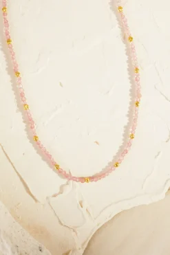 Des Petit Hauts Collier Padma TOURMALINE ROSE Outlet