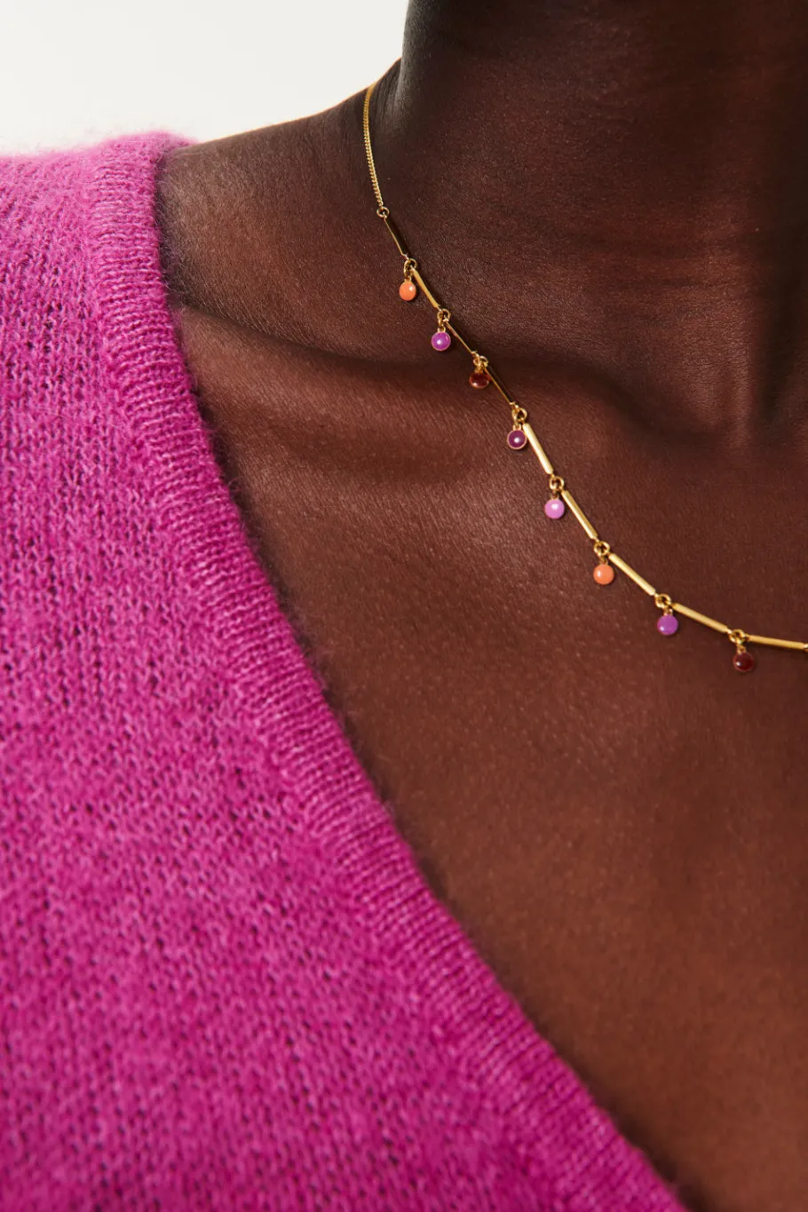 Des Petit Hauts Collier Patsy OR/MULTICO New