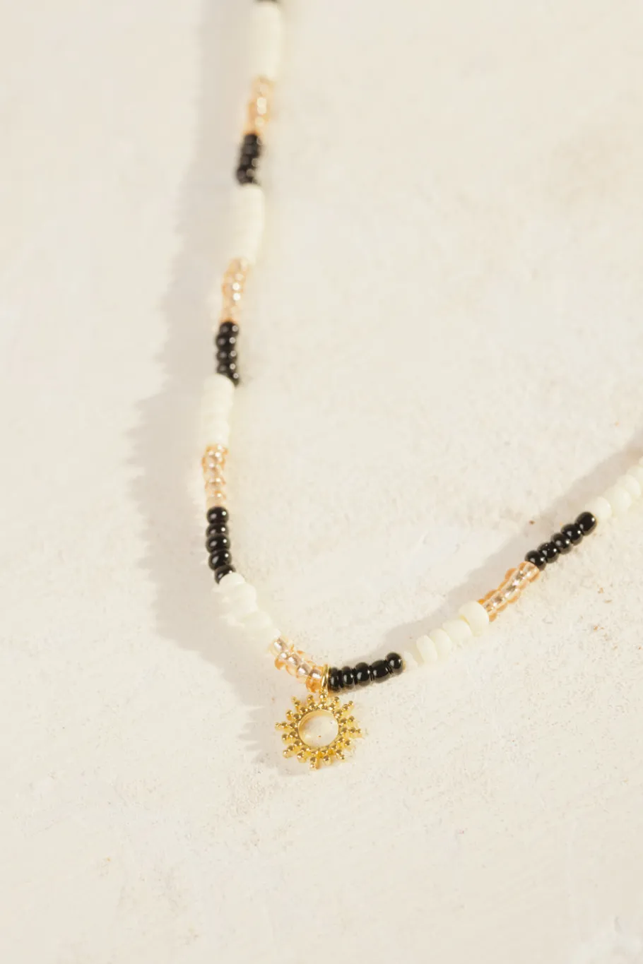 Des Petit Hauts Collier Pepin NOIR/ECRU/OASIS Outlet