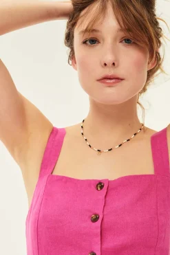 Des Petit Hauts Collier Pepin NOIR/ECRU/OASIS Outlet