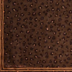 Des Petit Hauts Foulard Nuchat LEO KAKI Clearance