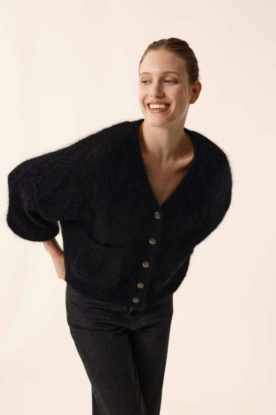 Des Petit Hauts Gilet Alouise NOIR New