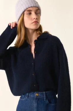 Des Petit Hauts Gilet Anouk MARINE Hot