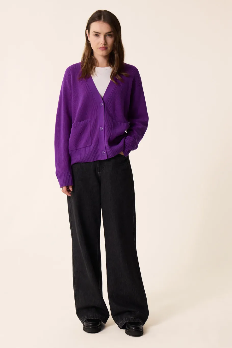 Des Petit Hauts Gilet Artimus VIOLETTE New