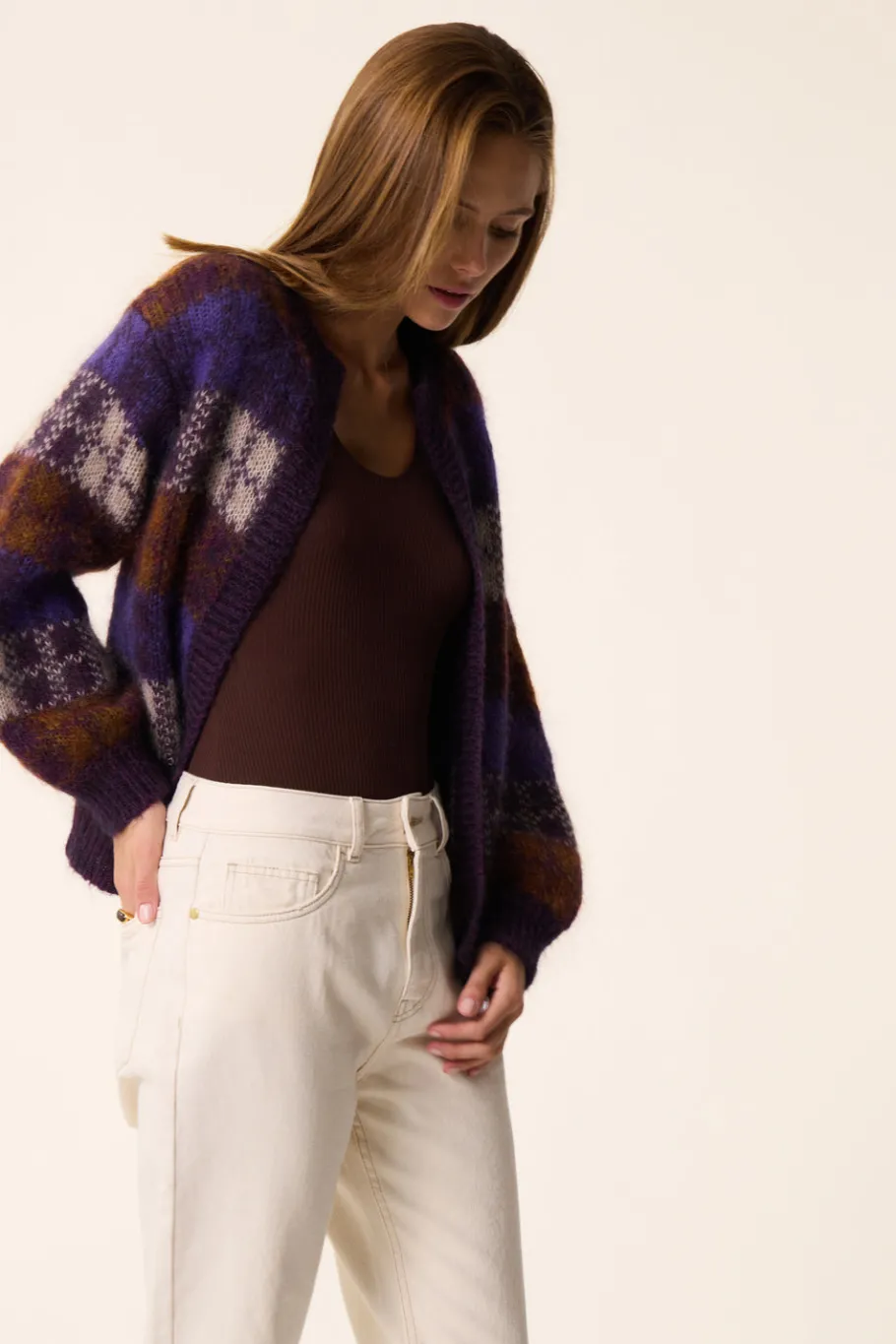 Des Petit Hauts Gilet Azelia CARREAUX Online