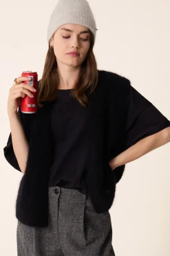 Des Petit Hauts Gilet Bunny NOIR New