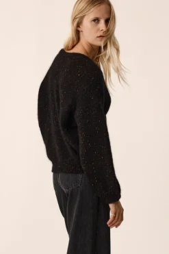 Des Petit Hauts Gilet Celestin BOUTONNE NOIR New