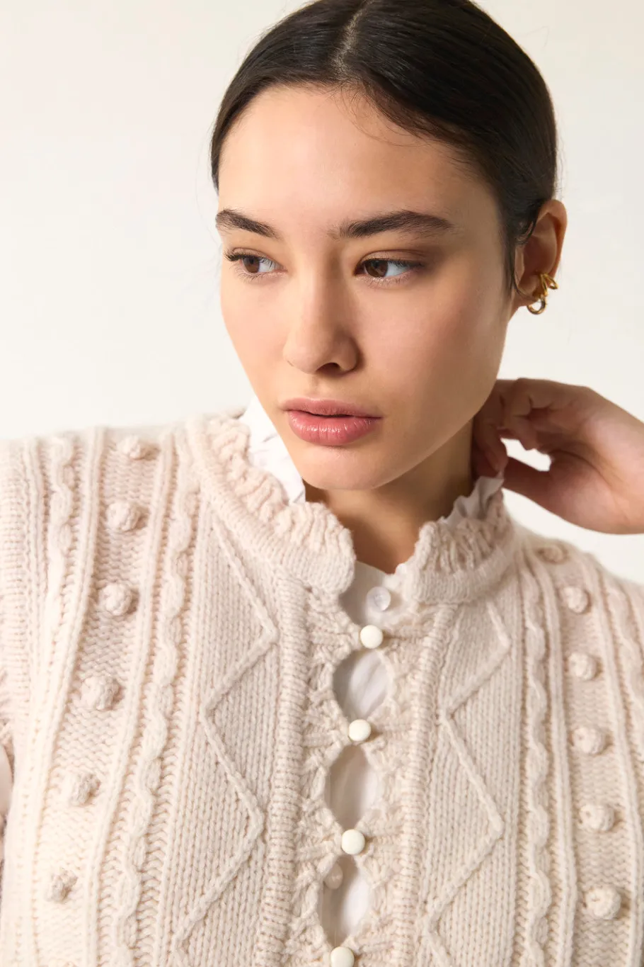 Des Petit Hauts Gilet Dolly CREME Discount