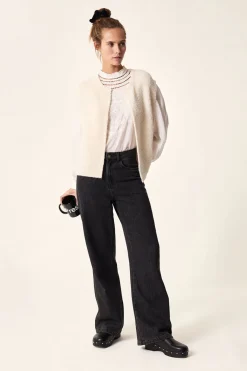 Des Petit Hauts Gilet sans manches Achille ECRU Sale