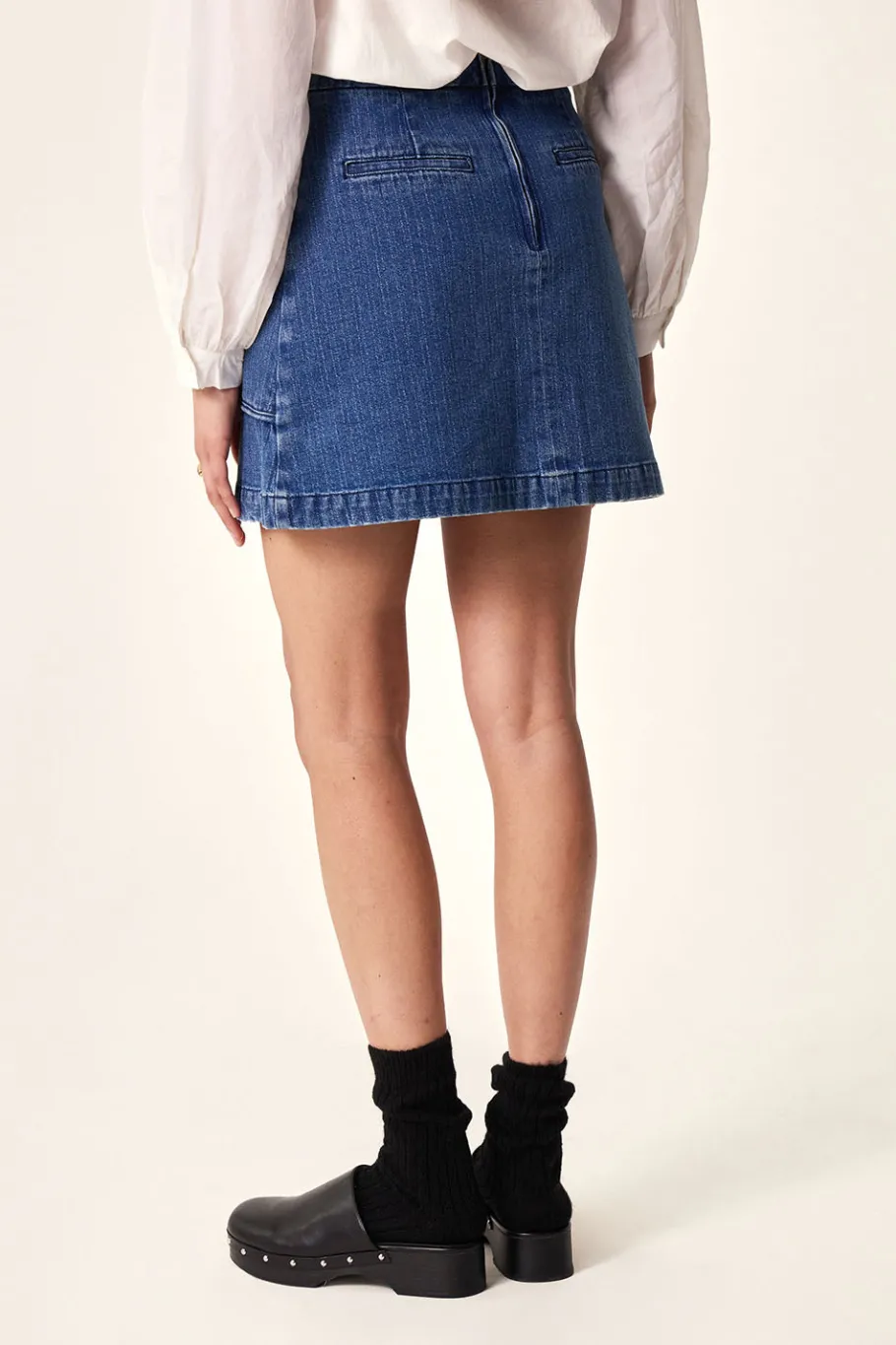 Des Petit Hauts Jupe Louxor MIDDLE BLUE New