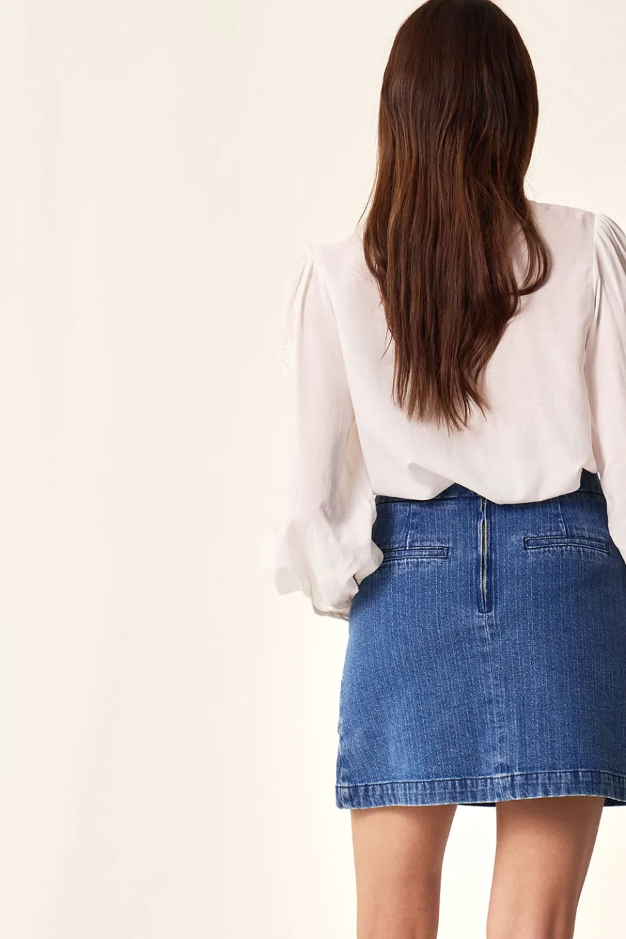 Des Petit Hauts Jupe Louxor MIDDLE BLUE New