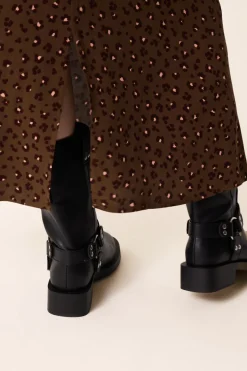 Des Petit Hauts Jupe Solita LEO KAKI