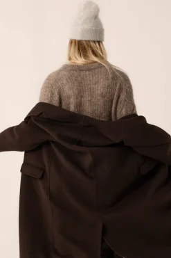 Des Petit Hauts Manteau Neron OURS New