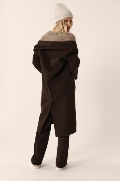 Des Petit Hauts Manteau Neron OURS New