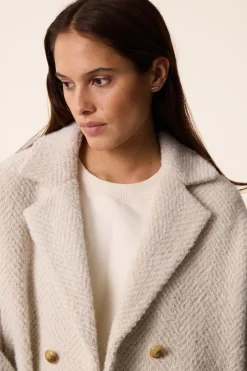 Des Petit Hauts Manteau Yago CREME Best