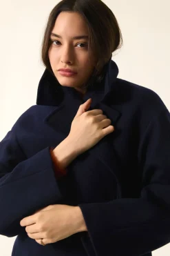 Des Petit Hauts Manteau Yasmine MARINE Online