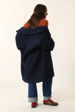 Des Petit Hauts Manteau Yasmine MARINE Online