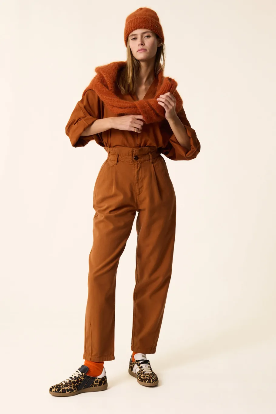 Des Petit Hauts Pantalon Santino ECUREUIL New