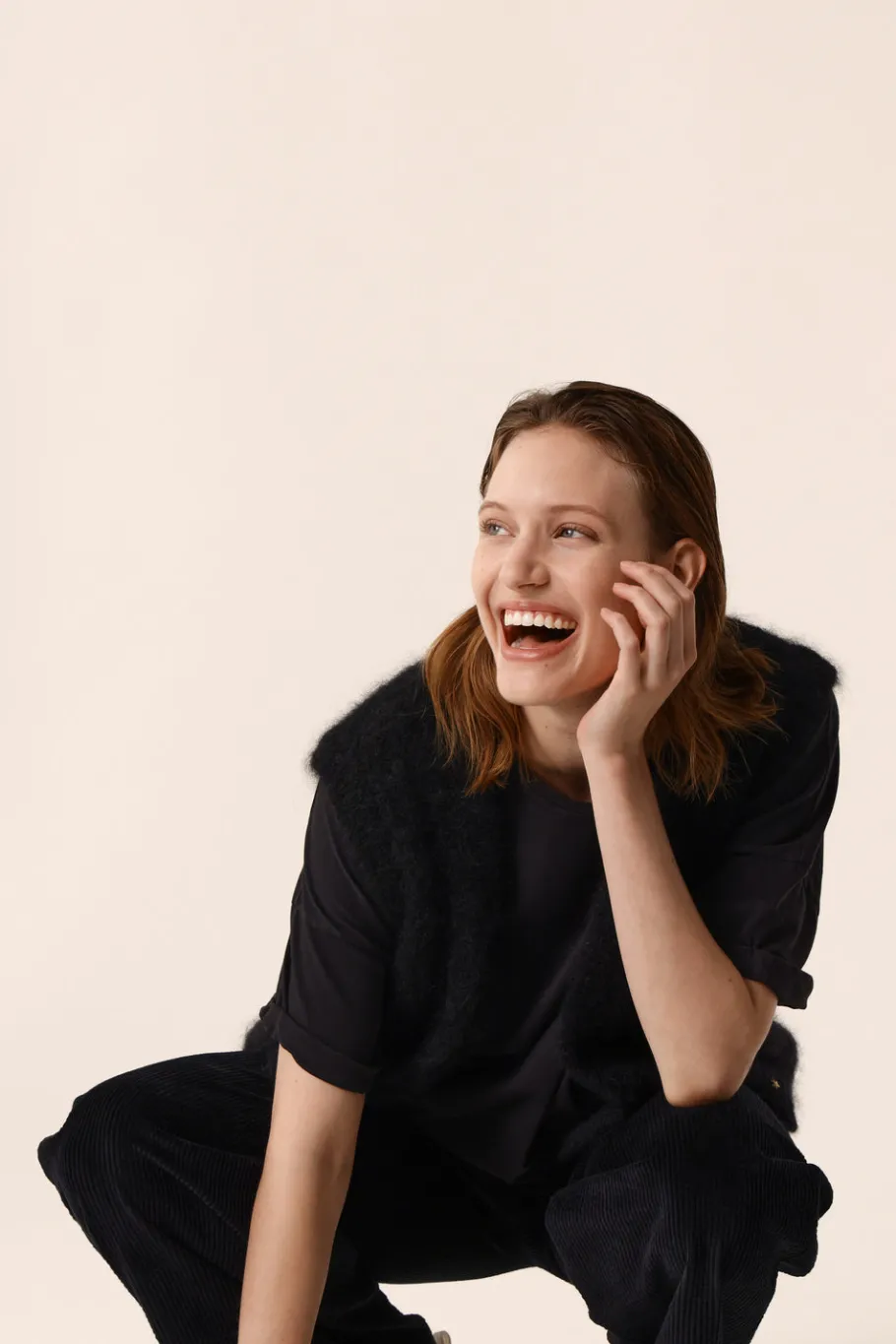 Des Petit Hauts Pantalon Sialito NOIR Outlet