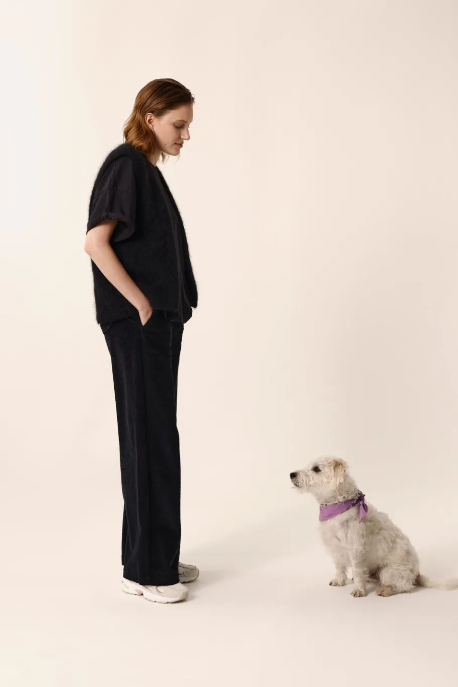 Des Petit Hauts Pantalon Sialito NOIR Outlet