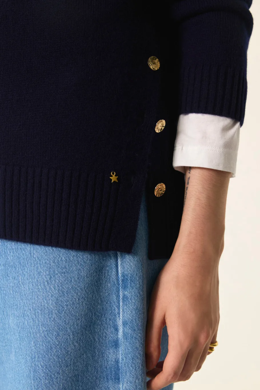 Des Petit Hauts Pull Arigato MARINE Sale