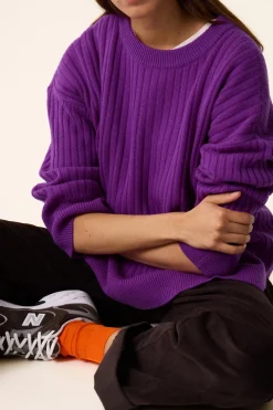 Des Petit Hauts Pull Aristou VIOLETTE Clearance