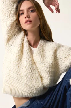 Des Petit Hauts Pull Astro CREME Hot