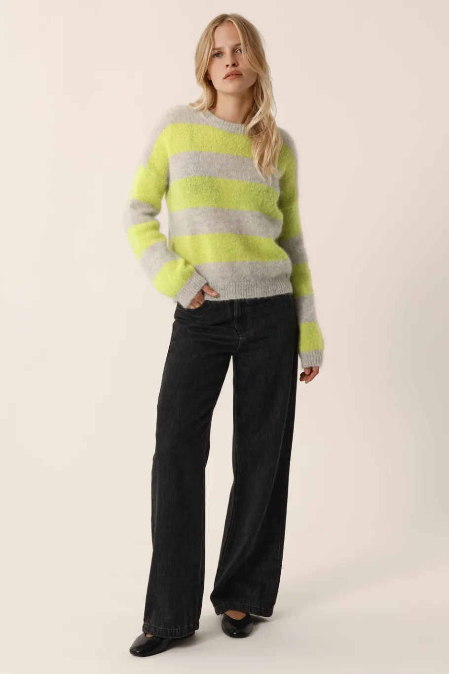 Des Petit Hauts Pull Banelle GRIS CHINE/LUCIOLE Online