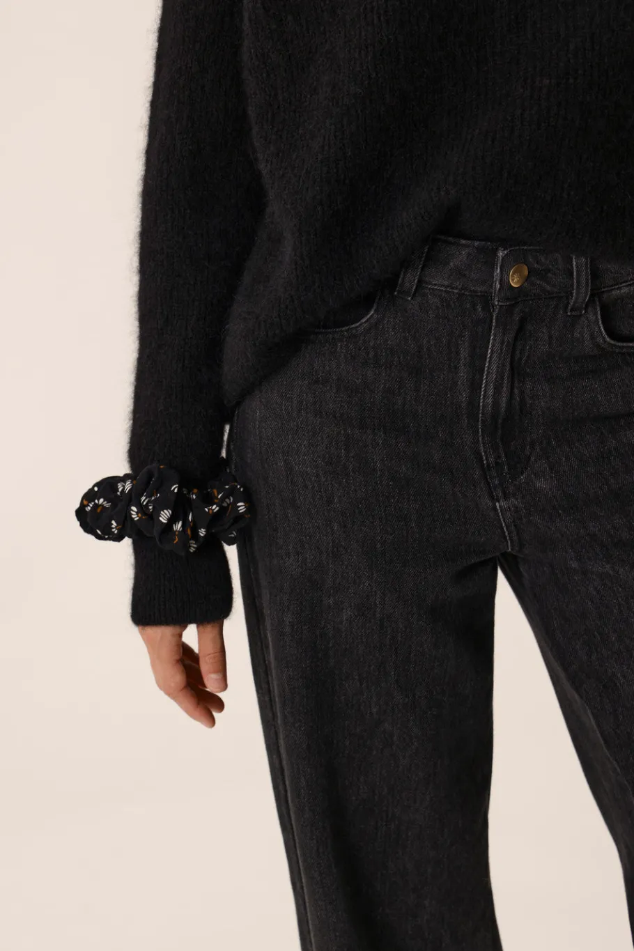 Des Petit Hauts Pull Bergamote NOIR Online