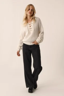Des Petit Hauts Pull Buchette ECRU Outlet
