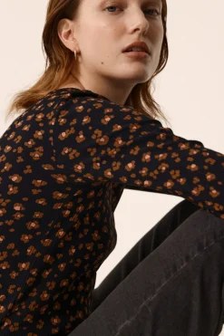 Des Petit Hauts Tee-shirt Hailey LEO NOIR Best