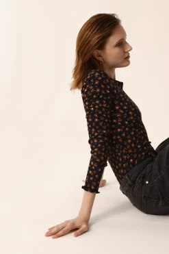 Des Petit Hauts Tee-shirt Hailey LEO NOIR Best