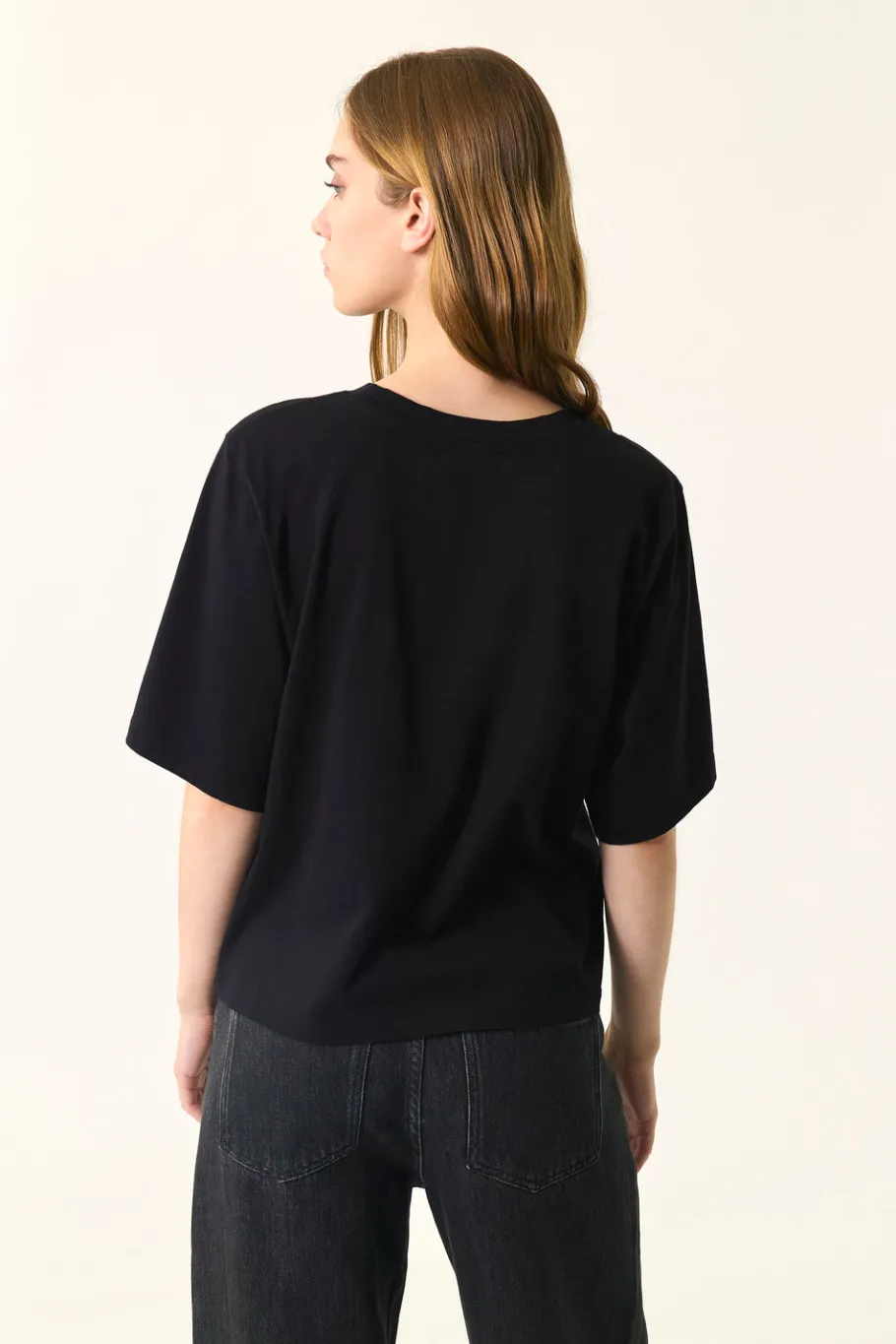 Des Petit Hauts Tee-shirt Janis NOIR Outlet