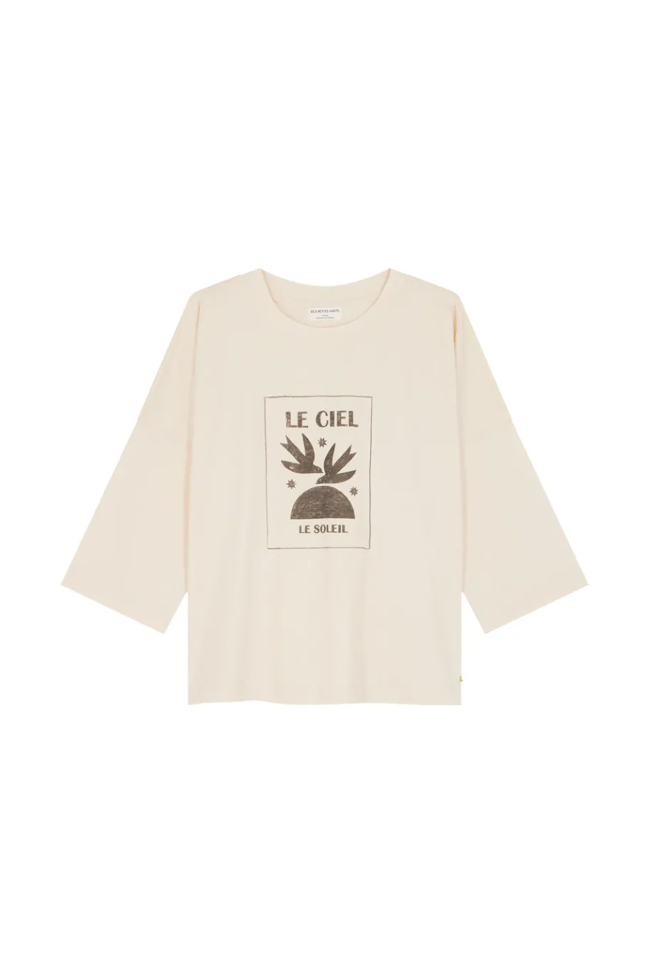 Des Petit Hauts Tee-shirt Janou CREME New