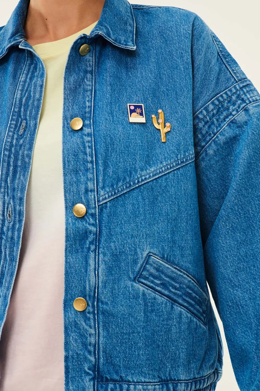 Des Petit Hauts Veste Loubia VINTAGE BLUE Online