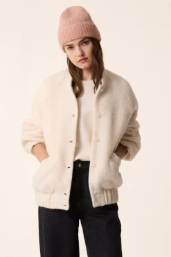 Des Petit Hauts Veste maille Hildou CREME Sale