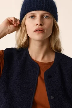 Des Petit Hauts Veste maille sans manches Zlata MARINE Outlet