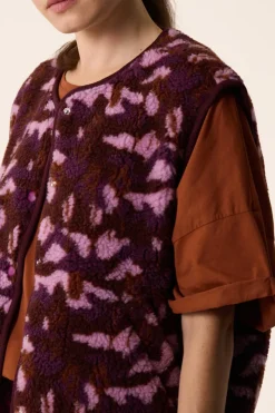 Des Petit Hauts Veste maille sans manches Kadi MANITOU BRUYERE Sale