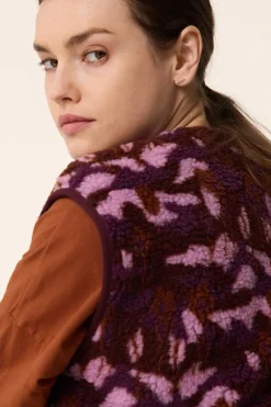 Des Petit Hauts Veste maille sans manches Kadi MANITOU BRUYERE Sale